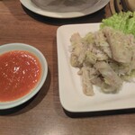 焼肉 鶯谷園 - ハチノス。味噌ダレがみそ