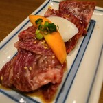 焼肉 鶯谷園 - 厚切りハラミ
