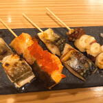 魚はる - 魚串盛り合わせ