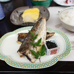 匠の宿 佳松 - 料理写真:大きな鯵の開き