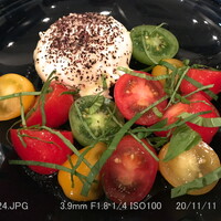 イレール人形町 - ブッラータチーズ サラダ添え