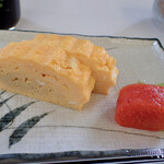 潮風の宿　やま七 - 玉子焼き、明太子