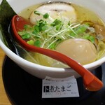 麺屋 燕 袋井店 - 燕ラーメン塩+煮たまご