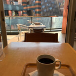 カフェ ムジ - ホットコーヒーと景色