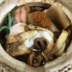 YAWATAYA ISOGORO Karuizawa Ten - じゃーん
                        煮込みうどんにフリフリ