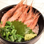 ラボラトリー - 天然生甘エビ丼(小)
