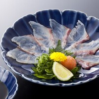 くえ薄造り（冬季限定）