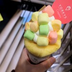 ヨーキーズ クレープリー - レインボーマシュマロ