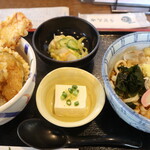 うどん市 - 料理写真:ランチ天丼セット