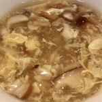 茗圃 - キノコと玉子のスープ