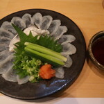 季節料理 よし野 - 河豚のてっさ
