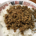 らーめん昭和屋 - そぼろ御飯