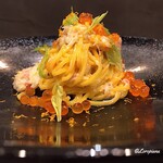 カーサ・デル・チーボ - 毛蟹といくらのTagliolini