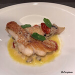 カーサ・デル・チーボ - ﾒﾇｹの鱗焼とﾒﾇｹのｶﾏのStufato