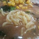 味処稲穂 - 麺アップ