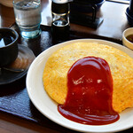 喫茶チクエイ - オムライス大盛り900円＋コーヒー150円
