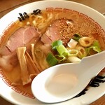 ら～めん山家 - "とんこつ塩/手もみ麺"