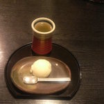 とんかつあさくら - 食後のｼｬｰﾍﾞｯﾄ