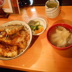 鈴女 - 7/28　穴子天丼　￥１０００