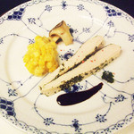 メインダイニングGRAND - 信濃地鶏胸肉のマリネの低温調理　バルサミコソース