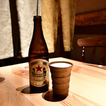 ひふみ - 瓶ビール（キリンラガー）@680円