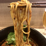 Ramen Kousagi - 黒胡麻担々麺汁ありの麺