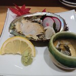 宮城の魚と赤酢のお寿司 魚が肴 - 三陸初物(石巻産)あわび造り