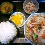 Bonchi - 八宝菜定食　800円