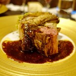 ビストロラドレ - ニュージーランド産仔羊のペルシャード、タプナードソース