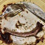 ビストロラドレ - ニュージーランド産仔羊のペルシャード、タプナードソース