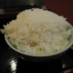 三原シティホテル - やや大盛り目のご飯です