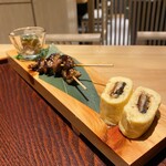 Unagi Yondaime Kikukawa - 肝焼き、かま焼き、う巻き、鰻の煮こごり