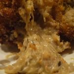 旨い料理・旨い酒 じょうじ - 流れ出る具は、カニみそ色？