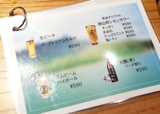 魚金醸造スタンド - 生ビール、ハイボール、神山町レモンサワー