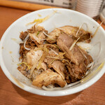 中華そば 七麺鳥 - ネギチャーシューご飯