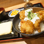 浪速鶏から 北野屋 - 鶏天タル丼とだし巻き卵