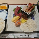 魚や一丁 - 刺身定食