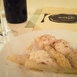 シシリヤ - 2012/07/17　前菜にホワイトアスパラ