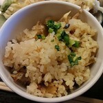 吉祥庵 - 秋刀魚としめじの炊込みご飯