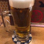 江戸天ぷら屋台 十六文 - 生ビール  380