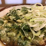 そばの神田 東一屋 - 春菊天に着目する。