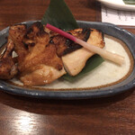 うず潮屋 - 骨付き若鶏の特製味噌焼き