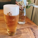 TSUMUGI Kitchen - スタートは生ビール