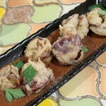 トリワイン ＰＩＫＯＳＨＨＨＵ - 栗のフリット 自家製デミグラス～トリュフの香り～