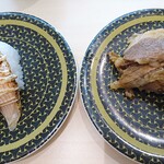 はま寿司 - 炙りとろサーモン、牛カルビ