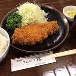 とんかつ 椿 - とんかつ椿(椿、赤だしミックス、ご飯(大))