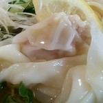 麺屋 一八 - 梅しそ鶏冷しらぁ麺（ワンタン）