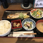 大阪産料理 空 - 鯖の塩焼の定食
