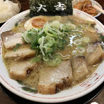 Hakuba Douji - ラーメンセット(しあわせラーメンWこってり)¥900+チャーシュー大盛¥280