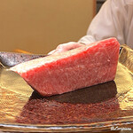 丸新 - 塩竃産 天然本鮪のﾄﾛ